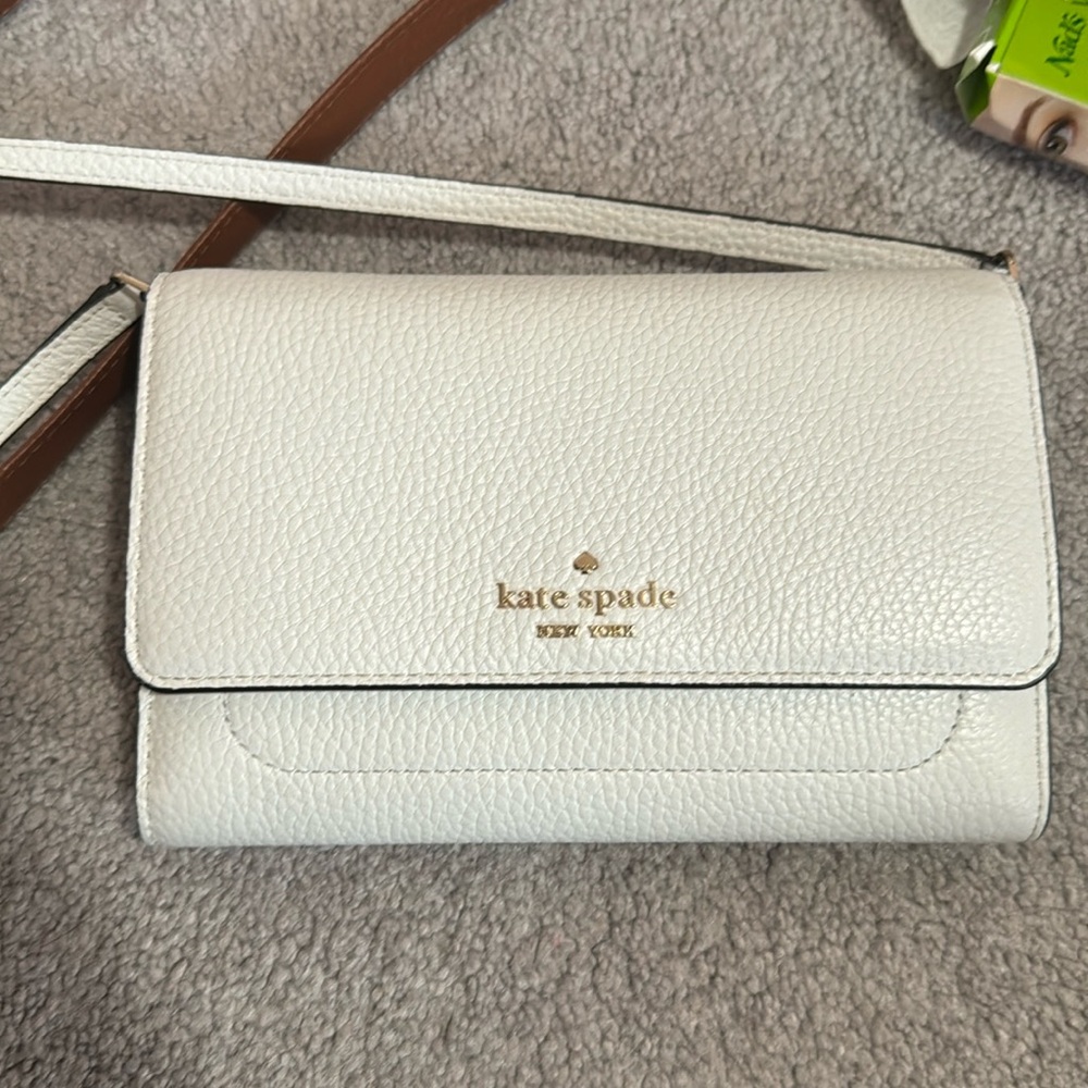 Kate spade white crossbody